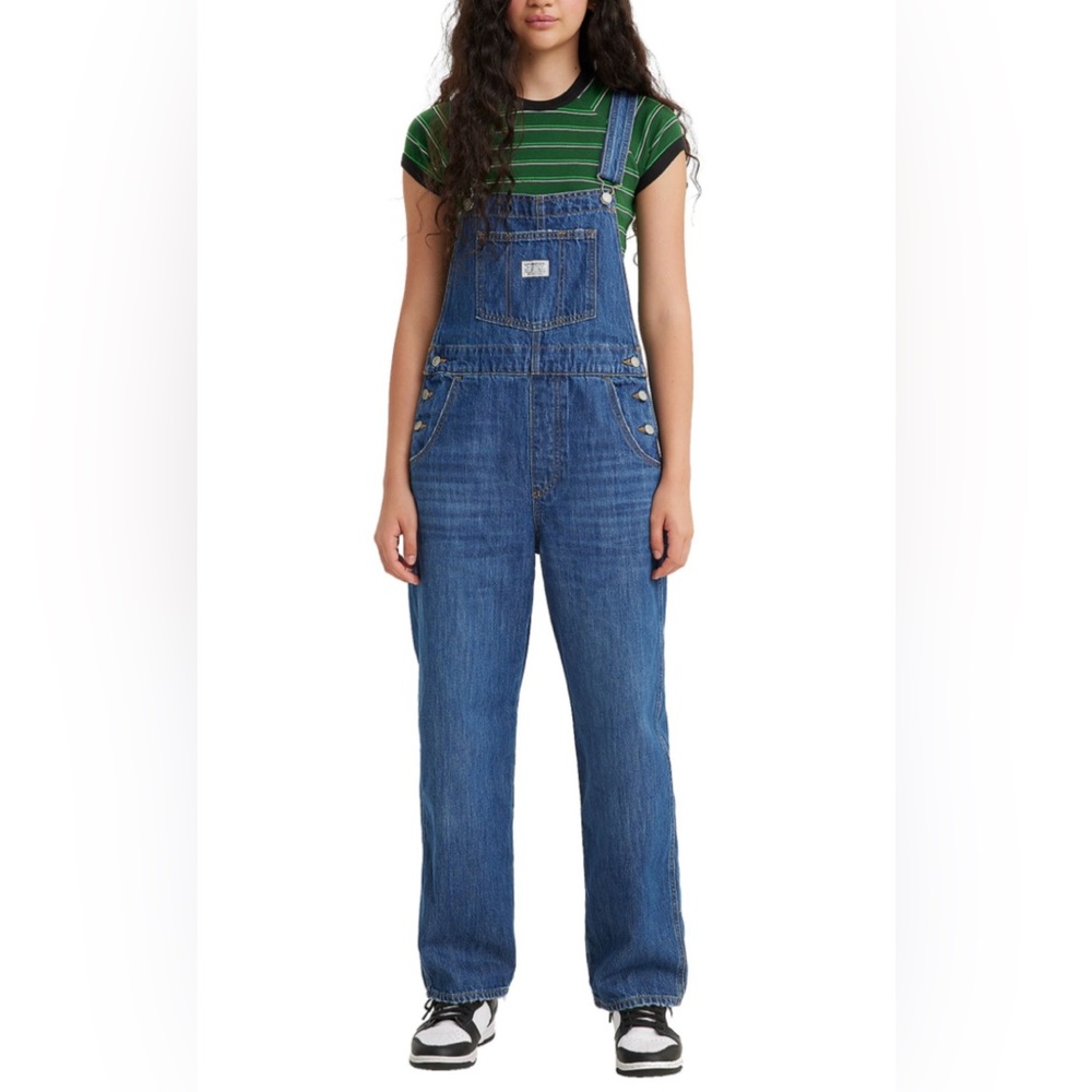 Women's Blue Denim Overalls